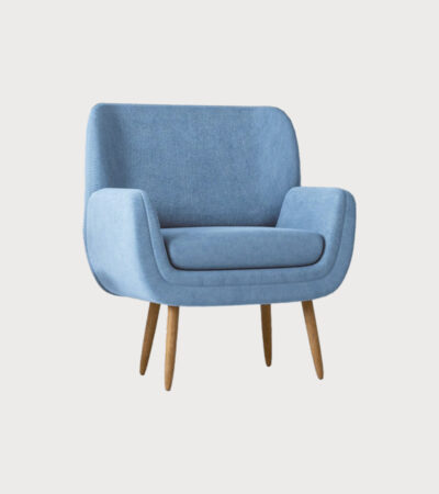 Leston sofa su medinėmis kojelėmis